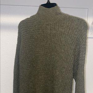 Green turtleneck